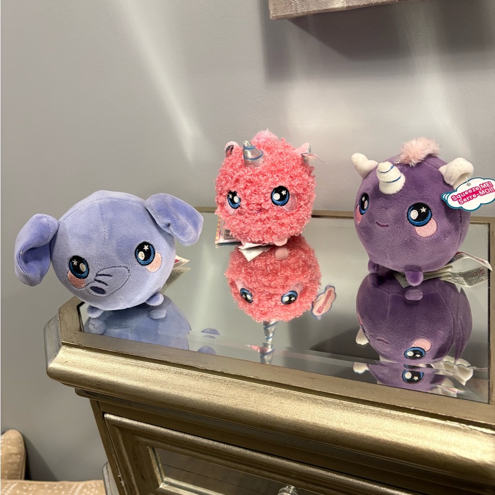 Squeezamals kids squishy toys NWT retail $39 each
